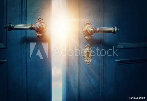 Bild på Open blue door